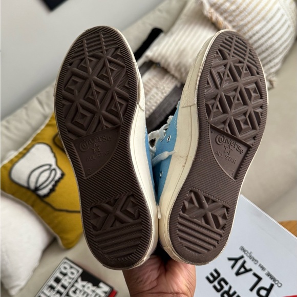 CONVERSE Comme des Garcons PLAY x Chuck 70 High Bright Blue - Picture 8 of 9